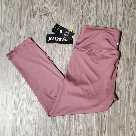 Velocity Women's High Rise Capri Length Leggings - Picture 3 of 13